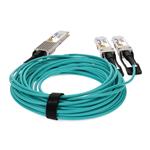 Picture of MSA and TAA Compliant 200GBase-AOC QSFP28-DD to 2xQSFP28 NRZ Active Optical Cable (850nm, MMF, 7m)