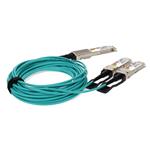 Picture of MSA and TAA Compliant 200GBase-AOC QSFP28-DD to 2xQSFP28 NRZ Active Optical Cable (850nm, MMF, 7m)