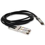 Picture of MSA and TAA 200GBase-CU QSFP-DD 200G to 2xQSFP28 100G NRZ Direct Attach Cable (Passive Twinax, 0.5m)