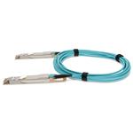 Picture of Cisco® QDD-400G-AOC10M Compatible TAA Compliant 400GBase-AOC QSFP-DD to QSFP-DD Active Optical Cable (850nm, MMF, 10m)