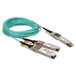 Picture of Mellanox® Compatible TAA 400GBase-AOC QSFP-DD to 2xQSFP56 Active Optical Cable (850nm, MMF, 1m)