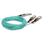 Picture of MSA and TAA Compatible 400GBase-AOC QSFP-DD to 2xQSFP56 Active Optical Cable (850nm, MMF, 30m)