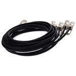 Picture of Cisco® QDD-4ZQ100-CU1M Compatible TAA Compliant 400GBase-CU QSFP-DD 400G to 4xQSFP56 100G PAM-4 Direct Attach Cable (Passive Twinax, 1m)