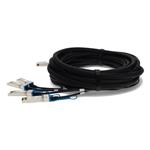 Picture of Juniper Networks® QFX-QSFP-DACBO-1MA Compatible TAA Compliant 40GBase-CU QSFP+ to 4xSFP+ Direct Attach Cable (Active Twinax, 1m)