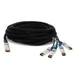Picture of Juniper Networks® QFX-QSFP-DACBO-1MA Compatible TAA Compliant 40GBase-CU QSFP+ to 4xSFP+ Direct Attach Cable (Active Twinax, 1m)