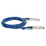 Picture of Cisco® QSFP-100G-CU1M Compatible TAA Compliant 100GBase-CU QSFP28 to QSFP28 Blue Direct Attach Cable (Passive Twinax, 1m)