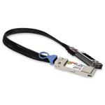 Picture of 100GBase-CU QSFP28 to QSFP28 Male to Female Direct Attach Extension Cable (Passive Twinax, 36cm, 30AWG)