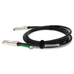 Picture of MSA and TAA Compliant 100GBase-CU QSFP28 to QSFP28 Direct Attach Cable (Passive Twinax, 4m, 26AWG, -40 to 85C)