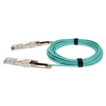 Picture of Dell® Compatible TAA 100GBase-AOC QSFP28 Active Optical Cable (850nm, MMF, 0.5m)