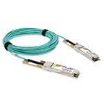 Picture of Calix® Compatible TAA 100GBase-AOC QSFP28 Active Optical Cable (850nm, MMF, 1m)