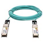 Picture of Cisco® Compatible TAA 100GBase-AOC QSFP28 to QSFP28 Low Power Active Optical Cable (850nm, MMF, 5m, Infiniband EDR, LSZH)