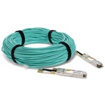Picture of MSA and TAA 100GBase-AOC QSFP28 Active Optical Cable (850nm, MMF, 60m)
