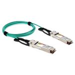 Picture of MSA and TAA Compliant 200GBase-AOC QSFP56 to QSFP56 Active Optical Cable (850nm, MMF, 1m)