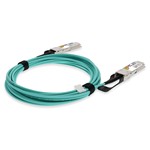 Picture of Aruba Networks® Compatible TAA 40GBase-AOC QSFP+ to QSFP+ Active Optical Cable (850nm, MMF, 10m)