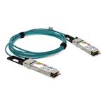 Picture of MSA and TAA Compliant 40GBase-AOC QSFP+ Plenum-rated Active Optical Cable (850nm, MMF, 10m)