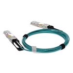 Picture of MSA and TAA Compliant 40GBase-AOC QSFP+ Active Optical Cable (850nm, MMF, 3m, Plenum)