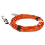 Picture of MSA and TAA Compliant 40GBase-AOC QSFP+ to QSFP+ Orange Active Optical Cable (850nm, MMF, 50m)
