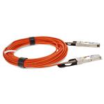 Picture of MSA and TAA Compliant 40GBase-AOC QSFP+ to QSFP+ Orange Active Optical Cable (850nm, MMF, 50m)