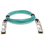 Picture of Calix® Compatible TAA 40GBase-AOC QSFP+ Active Optical Cable (850nm, MMF, 7m)