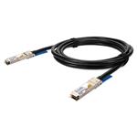 Picture of Arista Networks® Compatible TAA 40GBase-CU QSFP+ to QSFP+ Direct Attach Cable (Passive Twinax, 0.5m, Infiniband FDR10, 30AWG, LSZH)