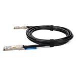 Picture of Arista Networks® Compatible TAA 40GBase-CU QSFP+ to QSFP+ Direct Attach Cable (Passive Twinax, 0.5m, Infiniband FDR10, 30AWG, LSZH)