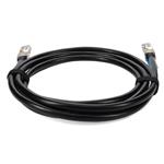 Picture of Arista Networks® Compatible TAA 40GBase-CU QSFP+ to QSFP+ Direct Attach Cable (Passive Twinax, 0.5m, Infiniband FDR10, 30AWG, LSZH)