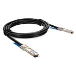 Picture of Arista Networks® Compatible TAA 40GBase-CU QSFP+ to QSFP+ Direct Attach Cable (Passive Twinax, 0.5m, Infiniband FDR10, 30AWG, LSZH)