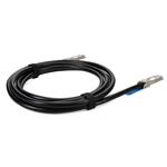 Picture of MSA and TAA 40GBase-CU QSFP+ to QSFP+ Direct Attach Cable (Passive Twinax, 0.5m, Infiniband FDR10, 30AWG, LSZH)