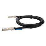 Picture of MSA and TAA 40GBase-CU QSFP+ to QSFP+ Direct Attach Cable (Passive Twinax, 1m, Infiniband FDR10, 30AWG, LSZH)