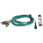 Picture of MSA and TAA 40GBase-SR4 QSFP+ Transceiver (MMF, 850nm, 3m, MPO, DOM)