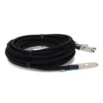 Picture of Huawei® Compatible TAA Compliant 40GBase-CU QSFP+ to 4xSFP+ Direct Attach Cable (Active Twinax, 10m)