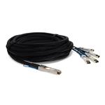 Picture of Huawei® Compatible TAA Compliant 40GBase-CU QSFP+ to 4xSFP+ Direct Attach Cable (Active Twinax, 10m)