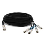 Picture of Alcatel-Lucent Nokia® Compatible TAA 40GBase-CU QSFP to 4xSFP+ Transceiver (Twinax DAC, 7m, Active)