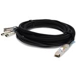 Picture of Fortinet® Compatible TAA Compliant 40GBase-CU QSFP+ to 4xSFP+ Direct Attach Cable (Passive Twinax, 2m)
