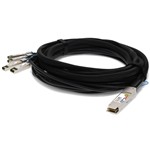 Picture of Alcatel-Lucent Nokia® Compatible TAA 40GBase-CU QSFP+ to 4xSFP+ Direct Attach Cable (Passive Twinax, 3m)