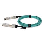 Picture of MSA and TAA Compliant 56GBase-AOC QSFP+ Active Optical Cable (850nm, MMF, 3m)