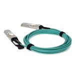 Picture of MSA and TAA Compliant 56GBase-AOC QSFP+ Active Optical Cable (850nm, MMF, 3m)