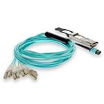 Picture of Cisco® Compatible TAA 40GBase-SR4 QSFP+ Transceiver (MMF, 850nm, 1m, MPO, DOM)