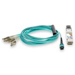 Picture of Cisco® Compatible TAA 40GBase-SR4 QSFP+ Transceiver (MMF, 850nm, 1m, MPO, DOM)