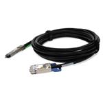 Picture of MSA and TAA Compliant 10GBase-CX QSFP+ to CX4 Direct Attach Cable (Passive Twinax, 7m)