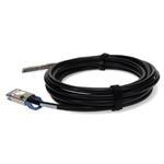 Picture of MSA and TAA Compliant 10GBase-CX QSFP+ to CX4 Direct Attach Cable (Passive Twinax, 7m)