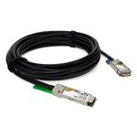 Picture of MSA and TAA Compliant 10GBase-CX QSFP+ to CX4 Direct Attach Cable (Passive Twinax, 7m)