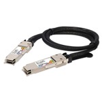 Picture of MSA and TAA 400GBase-AEC QSFP112 to QSFP112 Active Electrical Cable (AEC, 2m, CMIS 5.2)