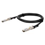 Picture of Arista Networks® Compatible TAA 100GBase-CU QSFP28 to QSFP28 Direct Attach Cable (Passive Twinax, 0.5m, Infiniband EDR, 30AWG, LSZH)