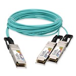 Picture of Cisco® Compatible TAA 100GBase-AOC QSFP28 to 2xQSFP28 Active Optical Cable (850nm, MMF, 3.5m)