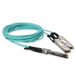 Picture of Cisco® Compatible TAA 100GBase-AOC QSFP28 to 2xQSFP28 Active Optical Cable (850nm, MMF, 4.5m)