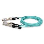Picture of Cisco® Compatible TAA 100GBase-AOC QSFP28 to 2xQSFP28 Active Optical Cable (850nm, MMF, 5m)