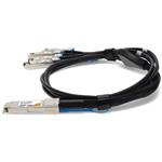 Picture of NetAPP® Compatible TAA Compliant 100GBase-CU QSFP28 to 4xSFP28 Direct Attach Cable (Passive Twinax, 5m)