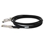 Picture of MSA and TAA Compliant 400GBase-CU QSFP-DD 400G to 2xQSFP56 200G PAM-4 Direct Attach Cable (Passive Twinax, 3m)