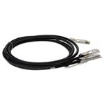Picture of MSA and TAA Compliant 400GBase-CU QSFP-DD 400G to 2xQSFP56 200G PAM-4 Direct Attach Cable (Passive Twinax, 3m)